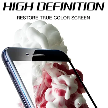 3ks Úplné Pokrytie Sklo na iPhone 7 8 Plus 6 6 5 5s se Sklo Pre iPhone X Xr Xs 11 Pro Max Tvrdeného Skla Screen Protector