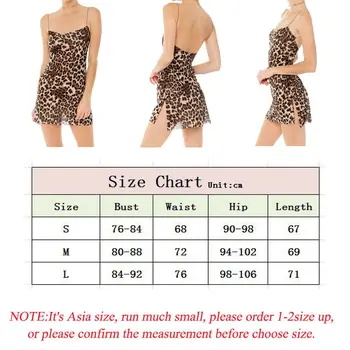 Ženy Móda Leopard Tlač Sklzu Šaty V Lete Dovolenku Na Pláži Bodycon Strany Strappy Backless Mini Šaty Sundress