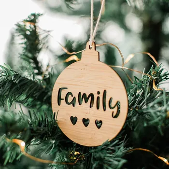 Rodina Vianoce čačky, Vianočný stromček, dekorácie, rodinné darček ,Osobné Vianočné Ozdoby