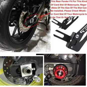 Motocykel CNC Zadný Blatník Držiak Motorke Blatníky Pre Yamaha MT-09 MT09 MT 09 ROKY 2013-2018 2017 FZ8 XSR900