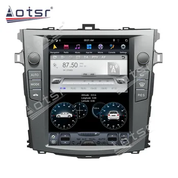 Pre Toyota Corolla na roky 2007-2013 Android PX6 Tesla Štýl Vertikálne Obrazovke GPS Navi magnetofón Multimediálne Stereo Audio Prehrávač