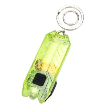 Mini LED Keychain Baterku, Elektrický Pochodeň Prenosné USB Nabíjanie Nabíjateľných 45LM 2 Režimy Trubice Camping Nočné Čítanie jazda na Bicykli