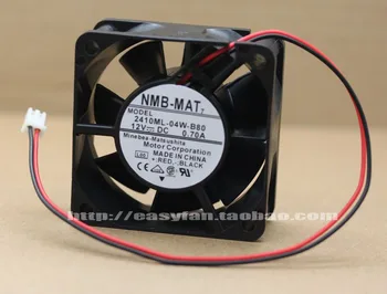 NOVÉ NMB-MAT NMB 2410ML-04W-B80/B89 6025 6TYP dvojité guličkové ložisko 12V 0.70 vysokú rýchlosť otáčania chladiaci ventilátor