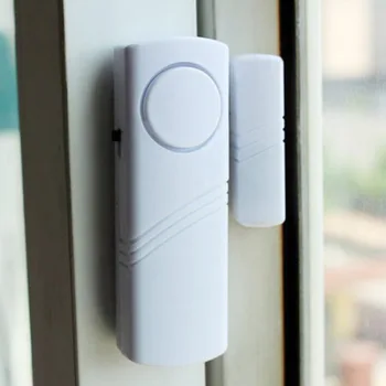 Dvere Okna Bezdrôtové Poplašné zariadenie s Magnetický Senzor Home Safety Bezdrôtový Dlhšie Systém, Bezpečnostné Zariadenie, Biela Veľkoobchod