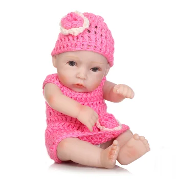 27 cm Mäkké Silica gel Reborn Bábiky Baby Upokojiť, Emulácia reborn Bábiky realisticky bábiky silikónové reborn Vianočné hrať dom darček hračka