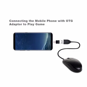 Typ C Do Konektora USB OTG Adaptér na USB Flash Disk, USB Čítačka Kariet USB Kábel S8 Poznámka 8 G6 Telefón Android