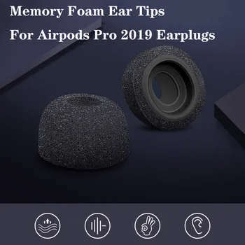 Pamäťová Pena Náhradné Ušné Tipy Puky Pre Airpods Pro 2019 zátkové chrániče sluchu Slúchadlá In-ear Hubky Silikónová