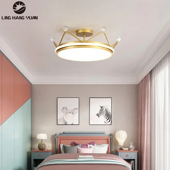 Led Luster 110V 220V Stropné Moderný Luster Osvetlenie Obývacej izby, Spálne, Jedálne, Lesk Zlata&Pink&Blue