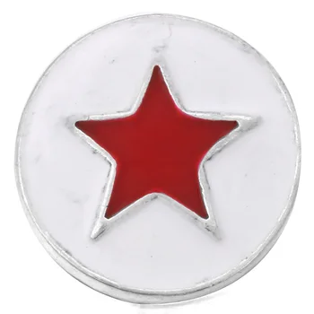 10pcs/veľa Nových Snap Šperky Star Charms Kolo 18 mm Modul Tlačidiel pre Ženy Snap Náramok Tlačidlo Šperky ZA285