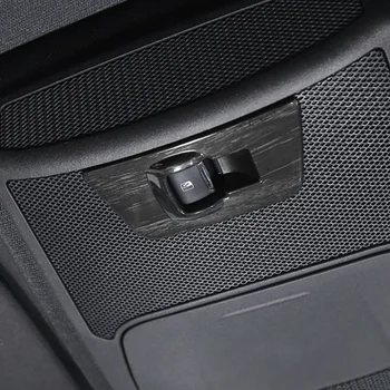 Auto Zadné Malé Okno Výťah, Panel Prepnite Tlačidlo Vzťahuje na Rám Orezania Príslušenstvo pre Ford F150 -2020,Čierne póry Dreva