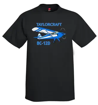 2019 Nové Letné Mužov Hot Predaj Módnych Taylorcraft BC-12D Lietadlo T-Shirt - Personalizované s T Tričko