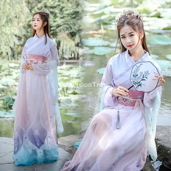 2021 tang dynastie starovekého kostýmy hanfu šaty čínske ľudové tanečné šaty tradičné rozprávky cosplay princezná šaty čínsky hanfu