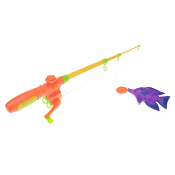 Rybolov hračka vonkajšie sadu zaujímavých magnetické hry vhodné pre predškolské vzdelávanie 6 ryby modely a 1 rybársky prút
