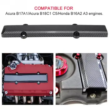 Motor veka Ventilu Spark Plug Vložiť Uhlíkových Vlákien Pre Honda, Acura B16 B18 VTEC Motora Ventil Spark Plug Kryt