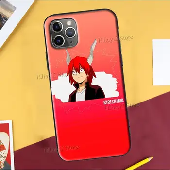 Red Riot Eijiro Kirishima, Môj Hrdina Akademickej obce puzdro Pre iPhone 11 Pro Max Pre iPhone 12 Pro Max mini SE 2020 X XR XS 7 8 Plus Kryt
