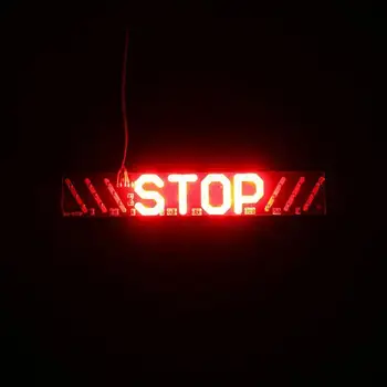 3 v 1Universal LED Stop motocykel zadné svetlo StripeTurning Vľavo/vpravo Vodotesné Zadné Signál špz DRL Svetlo Lampy