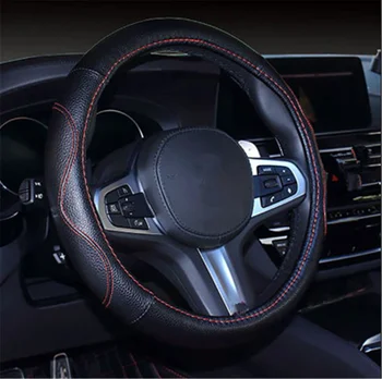 Premium auto volant, kryt 38 cm alebo 15 palcov koža PU pre Chevrolet Blazer Traverz Tahoe Rovnodennosti Trax Sonic