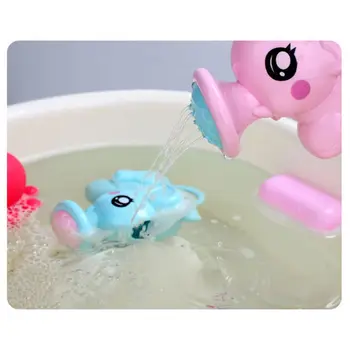 Baby Kúpanie Zábavné Slon Sprcha Kúpeľňa Cartoon Sprcha Rodiča-deti Interaktívne Hračky 1