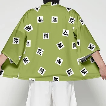 2020 Nové Kimono Démon Vrah Kimetsu Č Yaiba Kimono Módne Bežné Ázijské Oblečenie Muži Ženy Lete Harajuku Populárne Kimonos Top