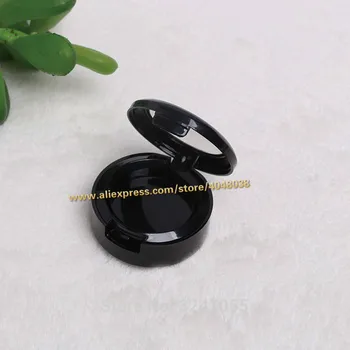 50pcs/veľa 26mm Elegantné Plastové Prázdne Black Eyeshadow Prášok Prípade,DIY Elegantné Matné Čierne Kolo Blusher Box,Rúž Kontajner