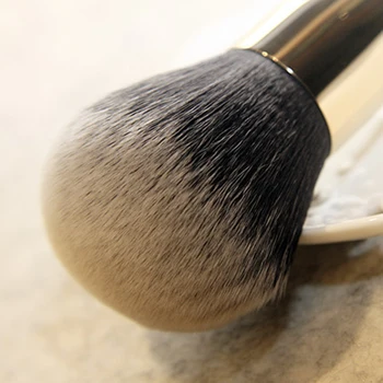 Single Black Beauty Powder Brush Make-Up Štetce Červenať Základ Tvoria Veľké Kozmetika, Drevo A Štetce Mäkkú Tvár, Make-Up