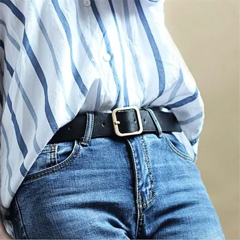 2020 nové pasek ceinture femme cinturones para mujer pásy pre ženy pás Námestie tlačidlo All-zápas módne dekorácie Dámy pásu
