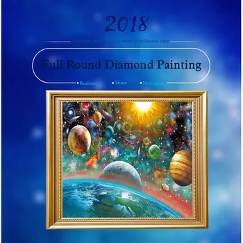 5D Diy Diamond maľovanie nebeské teleso Daimond Mozaiky maľby plné Fantázie obraz Kamienkami Diamant Výšivky Domova