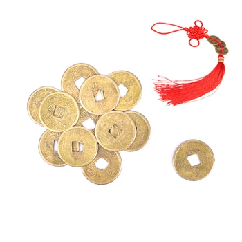 50Pcs 20 mm Tradičného Feng Shui, Čínske Mince Šťastie, Šťastie, Bohatstvo Šperky Robiť