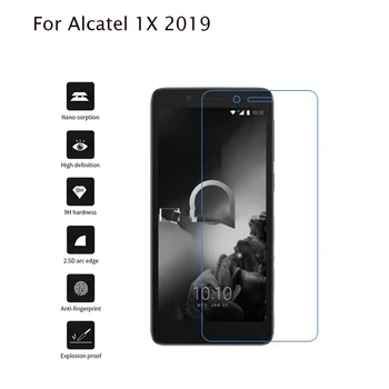 Premium proti Výbuchu Tvrdeného Skla Pre Alcatel 1X (2019) 2019 5008D 5008T 5008Y 5.5 v Screen Protector S Čistenie Nástrojov