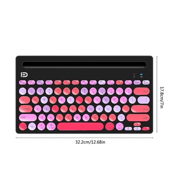 79 kľúče 2.4 G duálny mobilný telefón, tablet ploche univerzálny mini Sen make-up farby zodpovedajúce série klávesnice