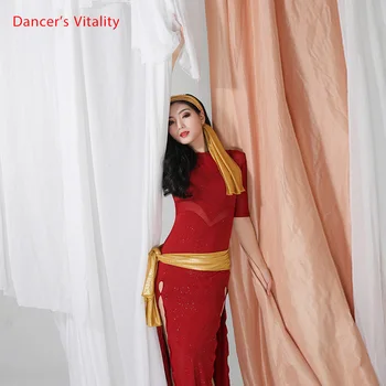 Nové Bellydance Oblečenie Baladi Šaty 3 Kusy Sexy Shabbi Brušného Tanca Župan Orientálnych Tanečných Kostýmov, Oblečenie Pre Ženy