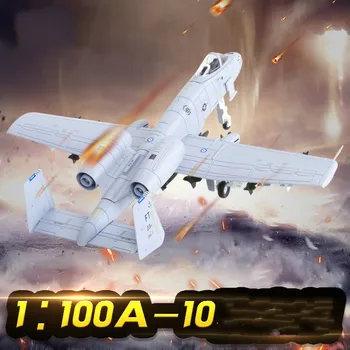 1:100 A10 Útok Fighter Diecast Modelu Lietadla A-10 Stíhacie Lietadlo Zliatiny Simulácia Skončil Vojenskú Ornaments16.5*17.5*12 cm