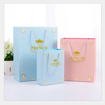 100ks Nové Veľkosti 3 Princ, Princezná Dar Prenosné Tašky Papierové Tašky, Aby Výrobok krajšie W9821