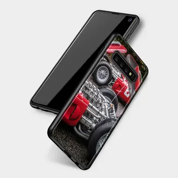 Silikónové Čierne Kryt Motora Automobilový auta pre Samsung Galaxy Note 10 Pro 9 8 Plus S10 5G S9 S8 S7 Plus S6 Telefón prípade