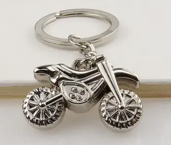 Klasické 3D Simulácia Modelu Motocykla Motorke Keychains Tvorba Zliatiny Helment Keyring Trinket Kľúča Držiteľa Darčeky Auto Keychain