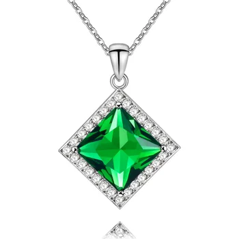 Seanlov 2019 Nové Módne Zelená, Tmavo Modrá Geometrické Crystal Cubic Zirconia Zásnubné Prstene Pre Ženy Šperky