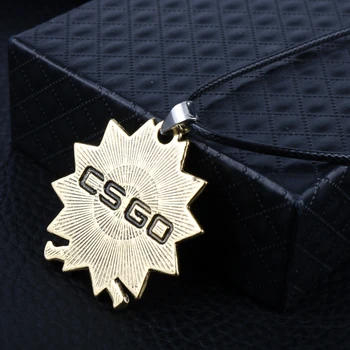 Hra CSGO Counter Strike Prívesok Náhrdelník Red Five Star Dizajn Medaila Muži Ženy Šperky, Kovové kľúčenky Keychain CS GO Fanúšikov Darček