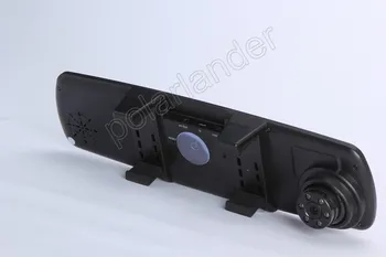 Nové 2,7 Palca auto spätné zrkadlo videorekordér DVR Auto Fotoaparát Vozidla DVR infračervené nočné videnie 120 stupňov širokouhlý objektív