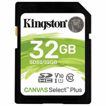 SDHC Pamäťová Karta 32GB Kingston plátno Vyberte Plus UHS-I U1, 100 MB/s (Class 10), SDS2/32 GB