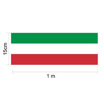 Tri-color taliansky Taliansko Vlajky Nálepky Pásy Odtlačkový Odznak Svetlé Farby Univerzálny Auto Nálepky, Auto Styling