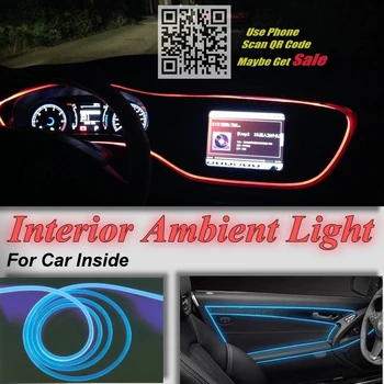 NOVOVISU Pre Protón Exora Star / Turbo Interiéru Vozidla Okolitého Svetla Panel osvetlenie Pre Auto Vnútri Pohode Pásy Svetla, Optické Vlákna