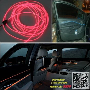NOVOVISU Pre Protón Exora Star / Turbo Interiéru Vozidla Okolitého Svetla Panel osvetlenie Pre Auto Vnútri Pohode Pásy Svetla, Optické Vlákna