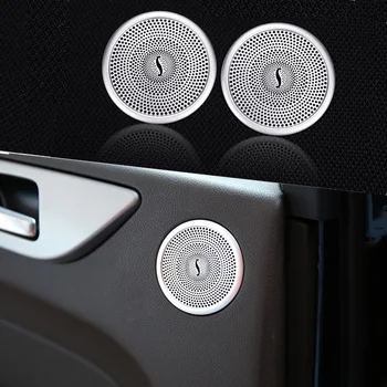 Auto Zadné Dvere Reproduktor Čistý Kryt Audio Stereo Ochrany Nálepky Výbava Pre Mercedes Benz ML, GL GLE W164 X164 Auto Časti Príslušenstvo