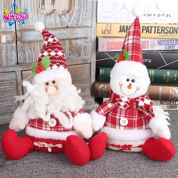Strom ozdoby bábika scény rozloženie bublina snehuliak bábika stojí textílie bábika darček, Vianočné dekorácie