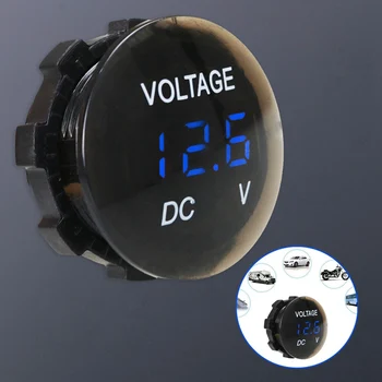Auto Voltmeter Ammeter Digitálny Panel Tester Led Displej Zariadenia Na Auto, Auto, Motocykel Príslušenstvo DC12V Nepremokavé