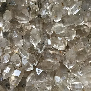 Prírodné Herkimer Diamant Kremeň Uzdravenie Bod Minerálov Vzor Šperky Robiť Darček Bodov Pilier, Stĺp Ukončený Palička