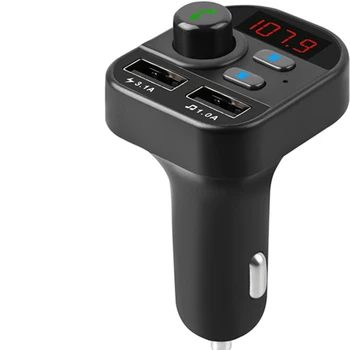Nabíjačka do auta Dual USB Bluetooth 5.0 Auta, Bluetooth, MP3 Handsfree Telefón, MP3 Prehrávač