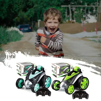 Realistické Bezdrôtové Diaľkové Ovládanie Omieľanie Stunt Car Dump Truck Chlapec detské Elektrické Vzdelávacie Hračky