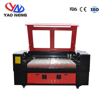 YaoNeng Značky CO2 Laser Cutter pre Drevené Remeselné Gravírovanie Plastov Akryl Rezanie 1410 130W Laserové CNC Stroj