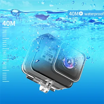 40M Fotoaparát Vodotesný Kryt Ochranné puzdro pre GoPro Hero 8 Fotoaparát Podmorské Potápanie Jasné Bývanie Shelll Prípade Príslušenstvo